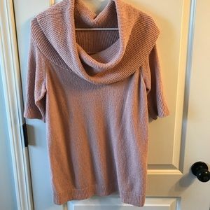 Ann Taylor Boucle Cowl Neck Sweatee